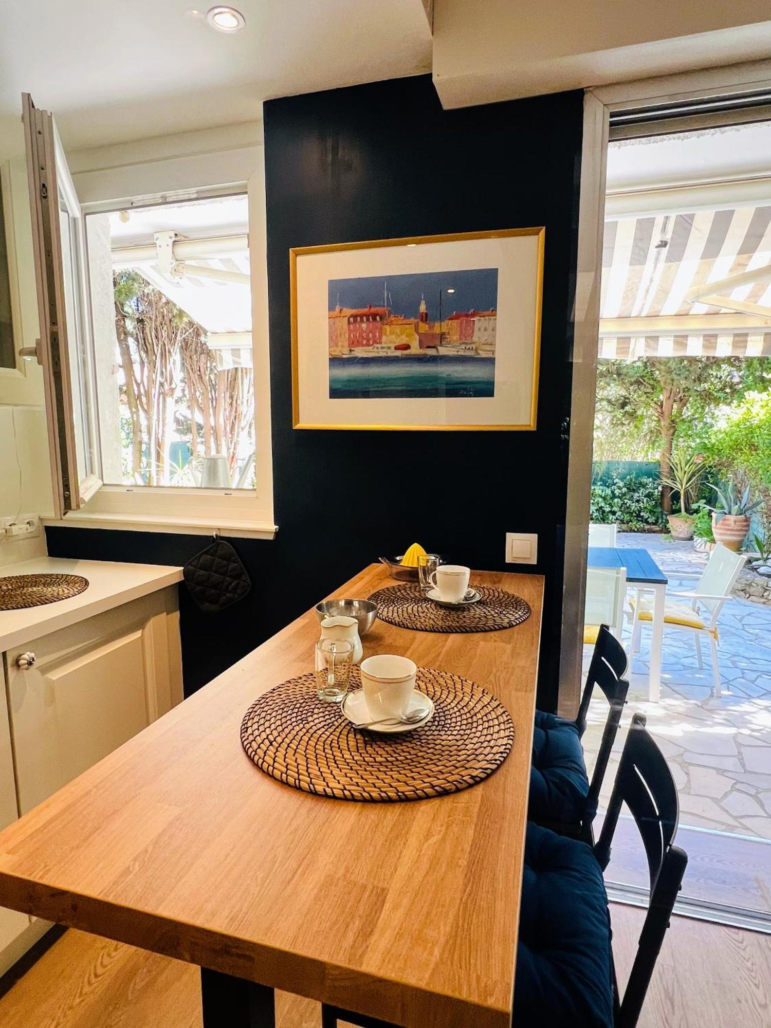 Superbe Appartement Avec Terrasse Jardin Et Parking Prive سان تروبيه المظهر الخارجي الصورة